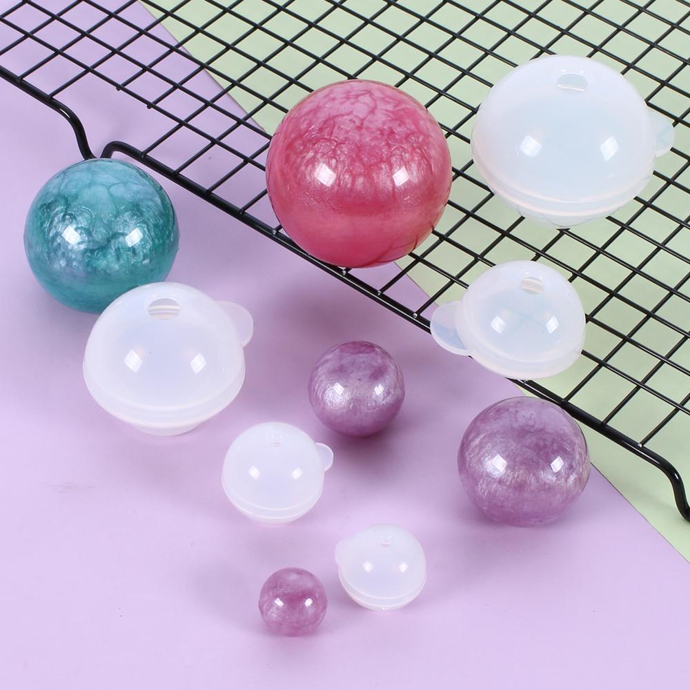 Transparent Silicone MOLD Clear Silicone MOLD Sphere Ball 