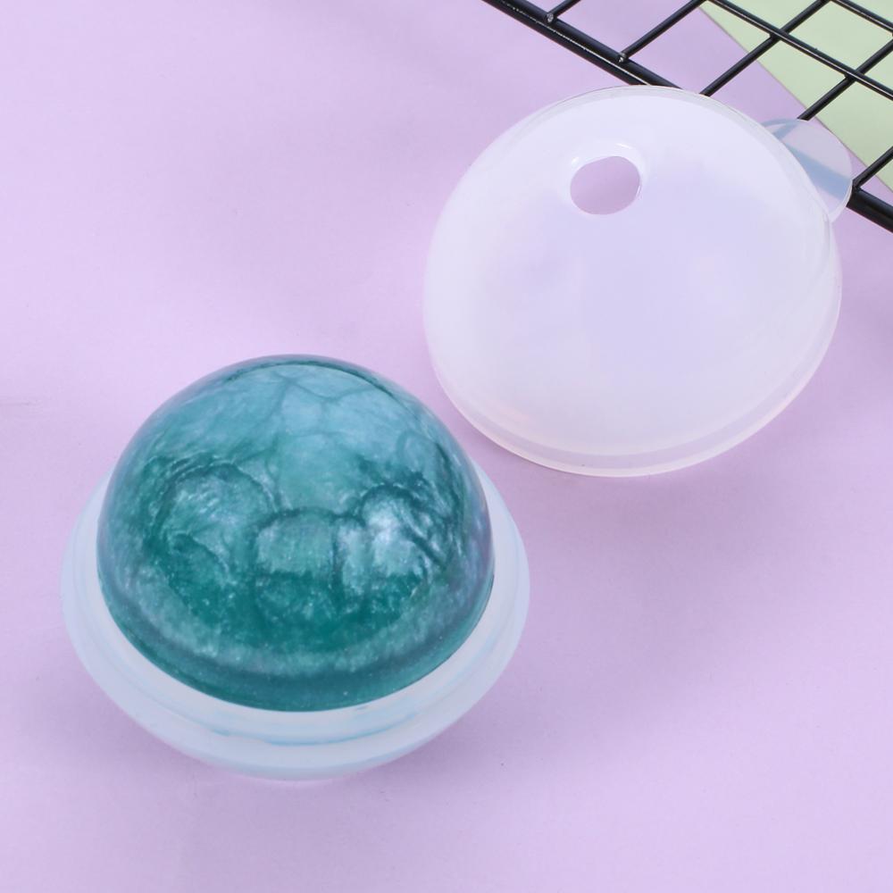 Clear Mold for Sphere 5 cm diameter ,Mold for resin Ball,House Of