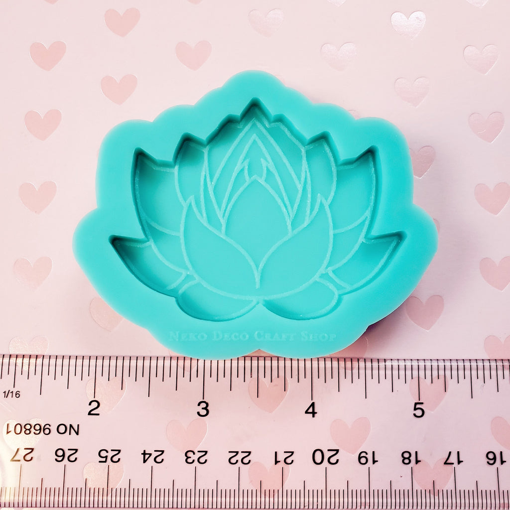 Lotus Flower Silicone Mold Neko Deco Craft Shop