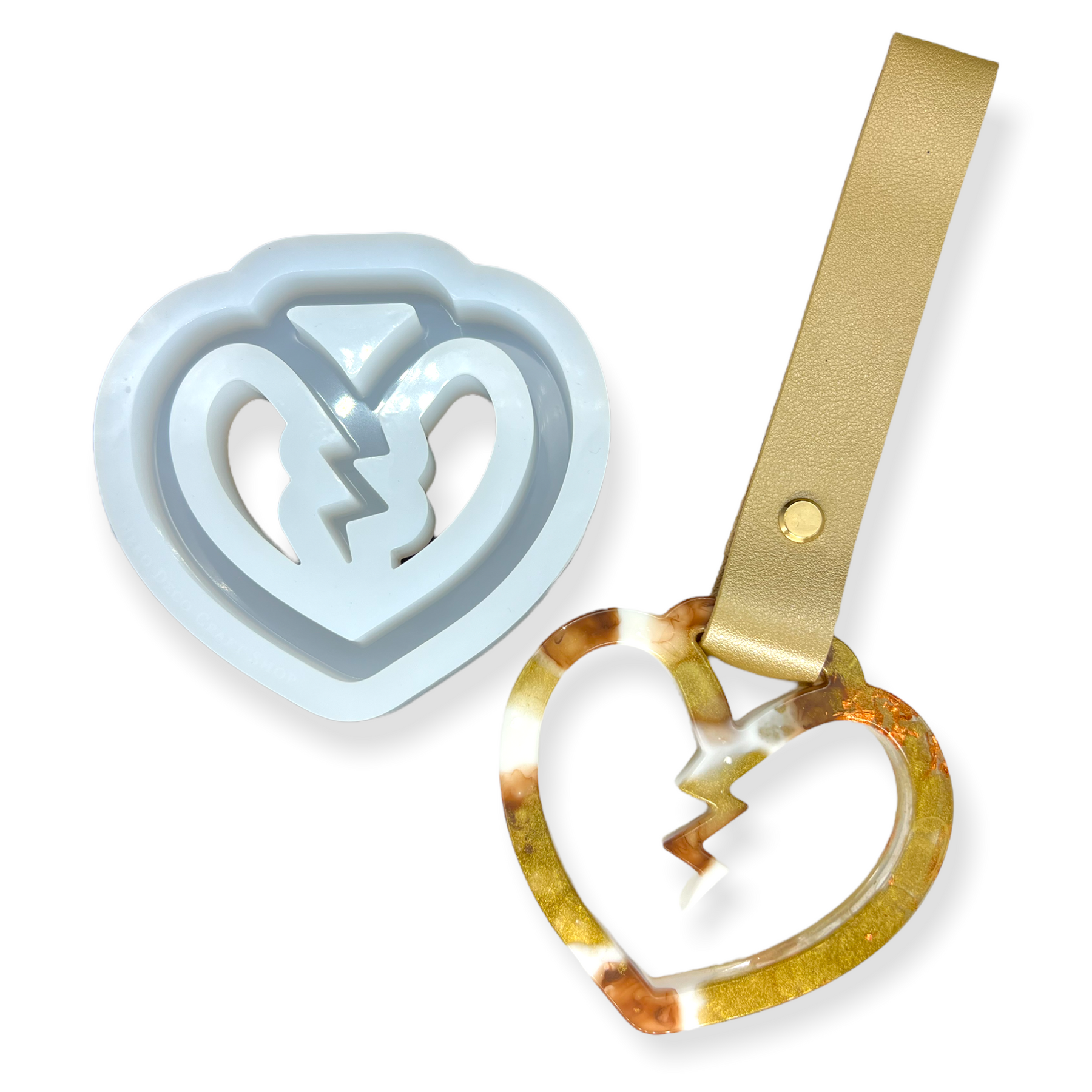 Flat Heart Clear Silicone Mold ,transparent Mold to make 36x38mm